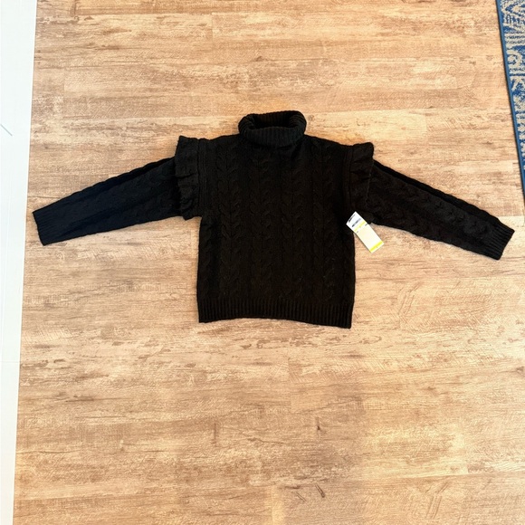 Joe's Jeans Adeline Wool Blend Black Cowl Neck Sweater NEW - Picture 6 of 7